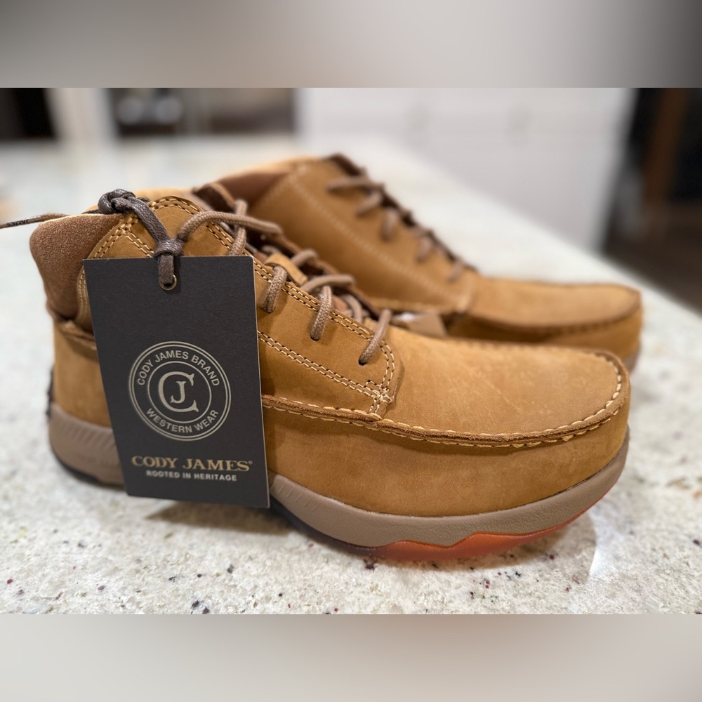 CODY JAMES MEN'S CASUAL DRIVER WORK BOOTS - COMPOSITE TOE “NWT”